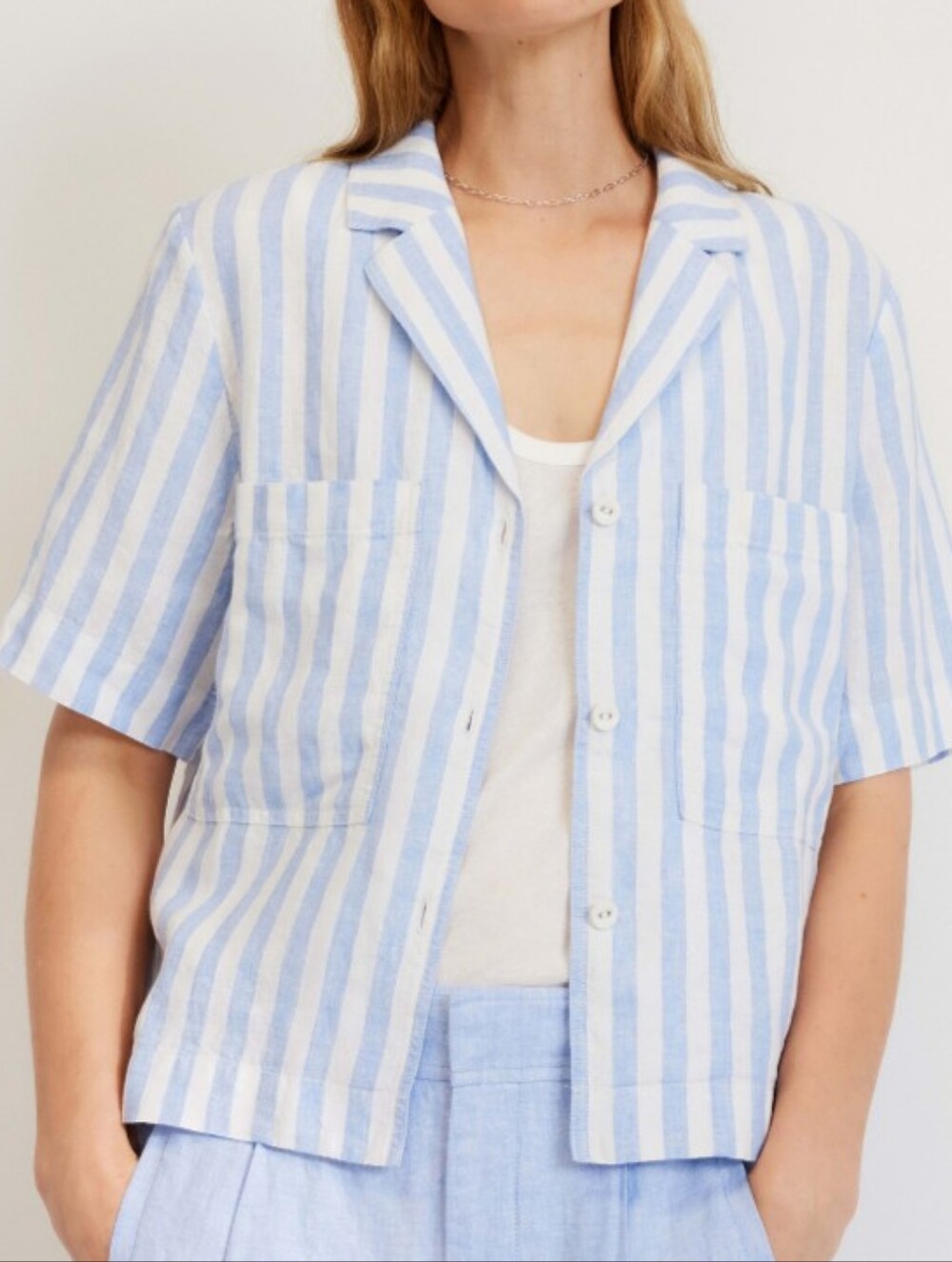The Notch Shirt In Linen